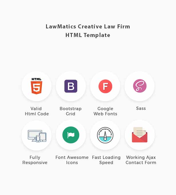 LawMatics - Creative Law Firm and Attorney Landing Page